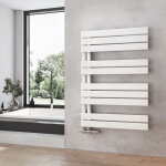Heilmetz - sèche - serviettes 90 x 60 cm radiateur à eau chaude blanc, anti - bactérien, 532w, pour 5 ... Heilmetz - sèche - serviettes 90 x 60 cm radiateur à eau chaude blanc, anti - bactérien, 532w, pour 5 ...