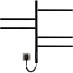 S�che - serviettes �lectrique avec 5 barres porte - serviettes chauffant pivotant � 180 �, 80w 42 66cm ...