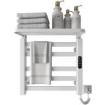 Seche serviette electrique, 500x500mm porte serviettes chauffant, radiateur porte - serviettes, porte ...