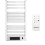 Sche - serviette electrique mural avec soufflerie omiros sannover 2000 w blanc