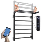 Sèche - serviette Électrique noir wifi intelligent 76 w porte - serviettes chauffant Électrique commande ... Sèche - serviette Électrique noir wifi intelligent 76 w porte - serviettes chauffant Électrique commande ...