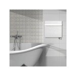 Valderoma - sche - serviette  inertie wifi natura blanc 800w carr nb08bsw