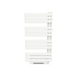 Sche - serviettes mixte arborescence 855w / 750w collecteurs  droite - finimetal ard1560mg
