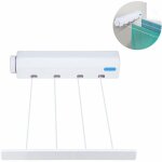 Sche - serviettes  quatre ressorts  corde rtractable automatique  quatre fils avec crochet pour ...