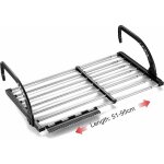 Schoir  linge balcon / radiator / mural, etendoir  linge pliable en acier inoxydable, tlescopique ...