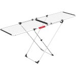 S�choir � linge double 187 x 57 x h94 cm etendage pliable tube anti - plis vileda