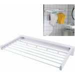 Séchoir à linge mural extensible et pliable en aluminium de haute qualité, pour l'intérieur et l'extérieur, ... Séchoir à linge mural extensible et pliable en aluminium de haute qualité, pour l'intérieur et l'extérieur, ...