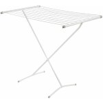 Dandibo - s�choir � linge sur pied pour baignoire blanc 93874 pliable �troit m�tal sans ailes sans roulettes ...