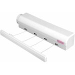 S�choir mural int�rieur et ext�rieur, corde � linge r�tractable, etendoir � linge extensible jusqu'� ...