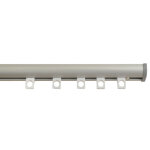 Secodir - decorail - tringle rail pour rideau en aluminium l. 1, 50 m coloris - nickel