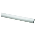 Secodir - tringle  rideau acier 20 longueur 2 m coloris - blanc