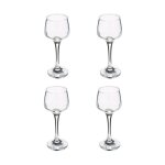 Secret de gourmet - lot de 4 verres � liqueur 'elaya' 9cl transparent