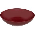 Secret de gourmet - lot de 6 assiettes creuses 'colorama' 20cm rouge