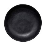 Secret de gourmet - lot de 6 assiettes creuses 'ysée' 20cm noir Secret de gourmet - lot de 6 assiettes creuses 'ysée' 20cm noir