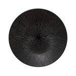 Secret de gourmet - lot de 6 assiettes  dessert 'atelier' 20cm noir