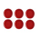 Secret de gourmet - lot de 6 assiettes à dessert - colorama - d 21 cm - rouge - livraison gratuite Secret de gourmet - lot de 6 assiettes à dessert - colorama - d 21 cm - rouge - livraison gratuite