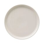 Secret de gourmet - lot de 6 assiettes plates 'nora' 27cm blanc