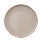 Secret de gourmet - lot de 6 assiettes plates 'terre inconnue' 27cm beige