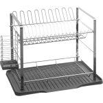 5five simply smart - egouttoir 2 niveaux en mtal et polypropylne