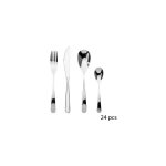 Secret de gourmet - mnagre 24 pices mesa - 16, 5 x 6, 5 x 27, 5 cm - inox - gris - livraison gratuite ...