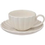 Secret de gourmet - tasse en porcelaine avec soucoupe romy, � 6 cm