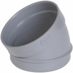Nicoll ? secteur de coude mf 30� 125 mm ? raccord d'�vacuation pvc ? angle 30� pour installations plomberie ...