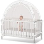 S�curit� b�b� tente de berceau premium toddler crib topper - tente de berceau pop - up de moustiquaire ...