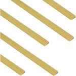 Lot de 5 profils de finition pour brise - vue pvc, clture, 1 mtre chacun, bambou - sekey