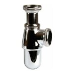 S�lection cazabox - siphon d'�vier laiton chrom� - 1'1 / 2 - diam�tre 40 mm