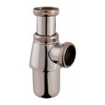 Slection cazabox - siphon de lavabo  culot chrom - 1'1 / 4 - diamtre 32 mm