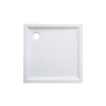 S�lection p - pro - receveur de douche c�ramique extra - plat 6 cm blanc 90x90cm