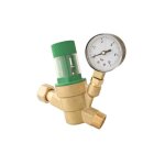 R�ducteur de pression � membrane m�le 20 / 27 - avec manom�tre