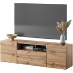 Selsey bros - meuble tv / banc tv (ch�ne wotan, 137 cm)