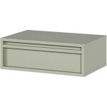 Selsey - evo - table de chevet - 50 cm - avec tiroir - suspendu - vert sauge