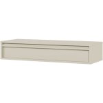 Evo - table console - 90 cm - avec tiroir - suspendu - grège - selsey Evo - table console - 90 cm - avec tiroir - suspendu - grège - selsey