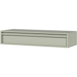 Evo - table console - 90 cm - avec tiroir - suspendu - vert sauge - selsey Evo - table console - 90 cm - avec tiroir - suspendu - vert sauge - selsey