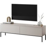 Selsey - meuble tv bemmi - 150 cm - taupe (gris - beige)