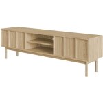 Selsey neksto - meuble tv avec deux tiroirs - 170 cm - ch�ne huil�