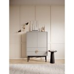 Selsey stoon - buffet haut - 85 cm - taupe (gris - beige)