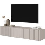 Selsey - telire - meuble tv 140 cm - gris - beige