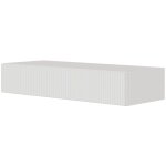 Veldio - table console avec tiroir - 90 cm - suspendu - blanc - selsey