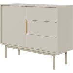 Selsey - viviaro - commode � une porte - 104 cm - avec trois tiroirs - gr?ge