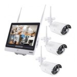 Semac - pack kit 2x cameras pro vid�o surveillance full hd 1080p 12' + cam�ra suppl�mentaire kit ipcam558 ...