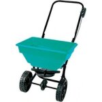 Semoir de jardin rotatif greenmill sur roues 15l