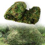 Senderpick - 6 x 8 m�tres camouflage filet camouflage arm�e de chasse camouflage camp cach� filet camouflage ...