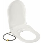 Abattant wc, siège de toilette non électrique, 48 x 35 x 7, 8 cm, double buse autonettoyante, d - shape ... Abattant wc, siège de toilette non électrique, 48 x 35 x 7, 8 cm, double buse autonettoyante, d - shape ...