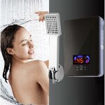 Chauffe - eau instantané électrique 30 - 55? avec douche kit chauffe - eau 6, 5 kw 220v pour salle de ... Chauffe - eau instantané électrique 30 - 55? avec douche kit chauffe - eau 6, 5 kw 220v pour salle de ...