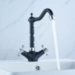 Senderpick - robinet d'évier de cuisine - mitigeur monocommande - rétro noir - robinet de cuisine - robinet ... Senderpick - robinet d'évier de cuisine - mitigeur monocommande - rétro noir - robinet de cuisine - robinet ...