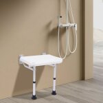 Senderpick - siège de douche pliable mural avec pieds rabattables pour personnes âgées, personnes âgées ... Senderpick - siège de douche pliable mural avec pieds rabattables pour personnes âgées, personnes âgées ...