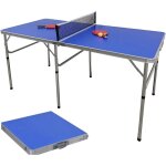 Senderpick - table de ping - pong (152 x 76 cm), table de ping - pong pliable, base pliable, portable, ... Senderpick - table de ping - pong (152 x 76 cm), table de ping - pong pliable, base pliable, portable, ...